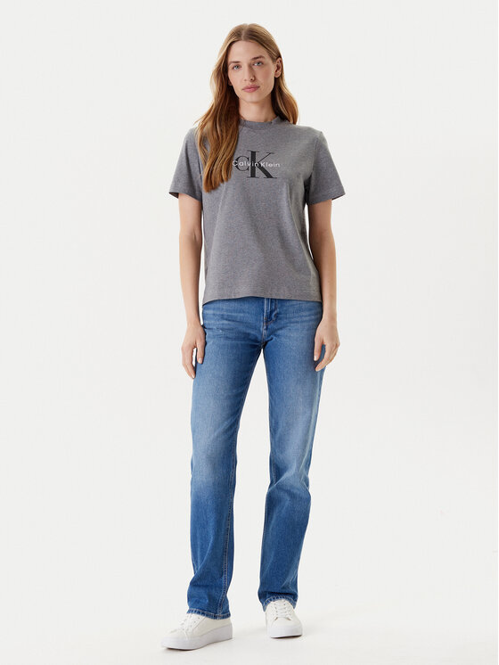 Calvin Klein Jeans Calvin Klein Jeans T-Shirt Hero Classic LV047B865G Γκρι Regular Fit