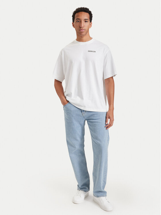 Calvin Klein Jeans Calvin Klein Jeans Camiseta Calvins Or Nothing LV04RH825G Blanco Regular Fit