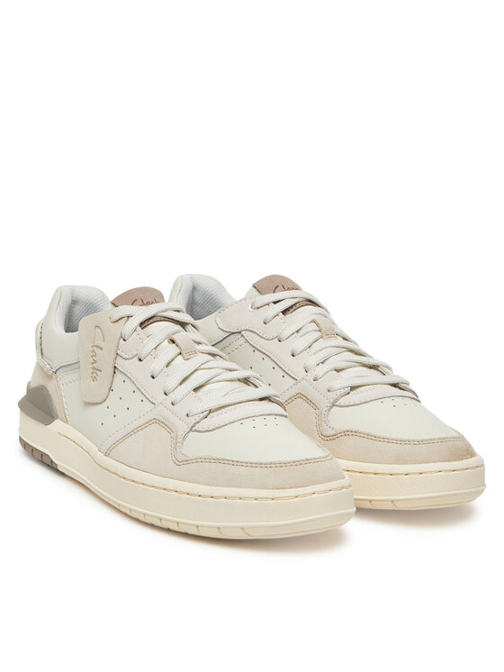 Clarks Αθλητικά Clarks Courtlite2 Lo 26181290 Εκρού