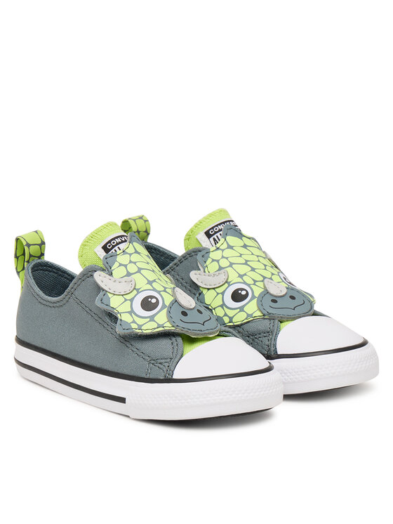 Converse Кеди Converse Chuck Taylor All Star One Strap Dinos Easy-On A15901C Сірий