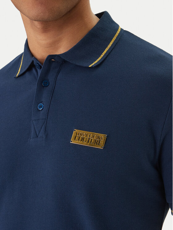 Versace Jeans Couture Versace Jeans Couture Polo 80GAGT05 CJ01T Azul marino Slim Fit