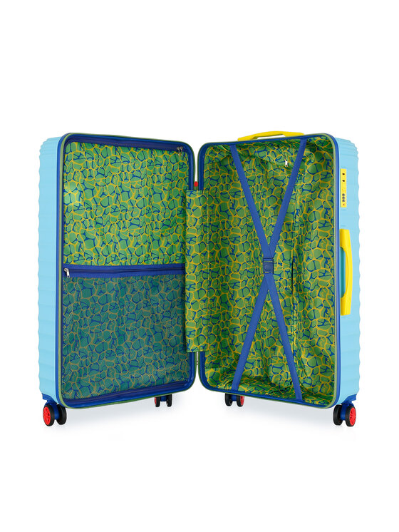 Semi Line Velký kufr Semi Line T5938-3 Modrá