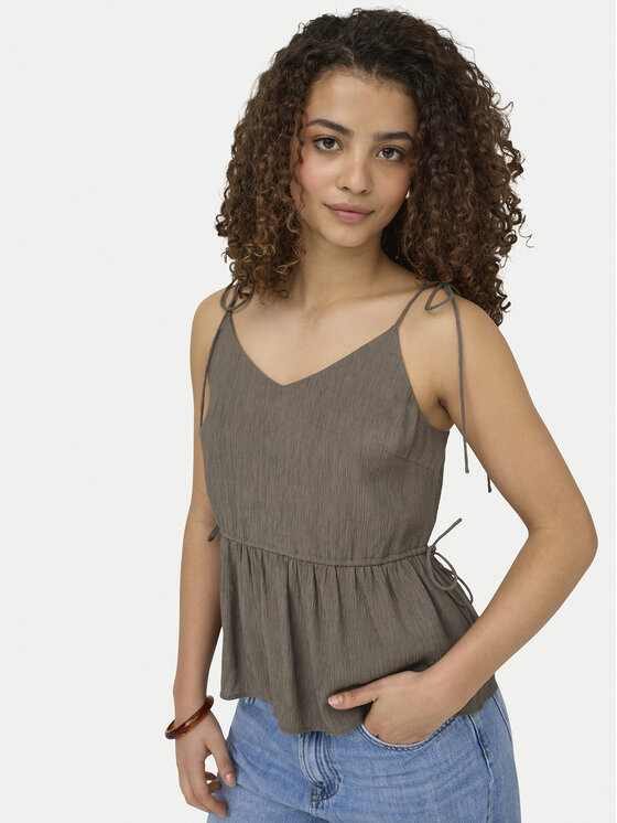 ONLY ONLY Top Nele 15370325 Beige oscuro Regular Fit
