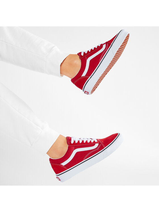 Vans Πάνινα παπούτσια Vans Old Skool VN0A4BV5JV61 Κόκκινο