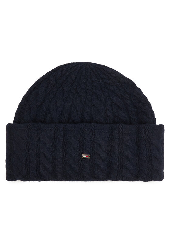 Tommy Hilfiger Czapka Tommy Hilfiger AW0AW19111 Granatowy