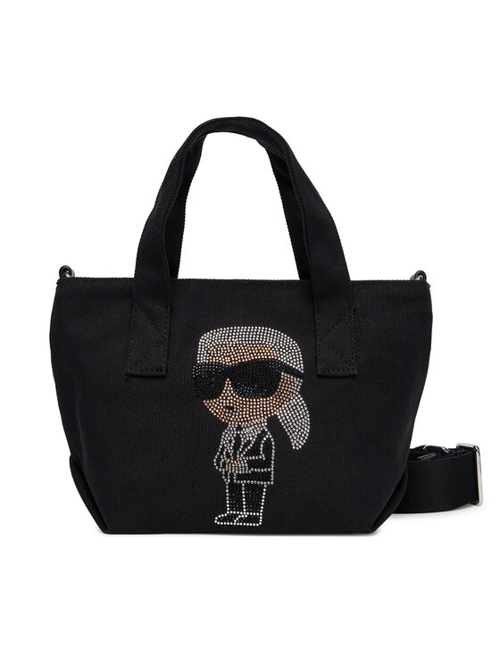 KARL LAGERFELD Kabelka KARL LAGERFELD A3W50023 Čierna