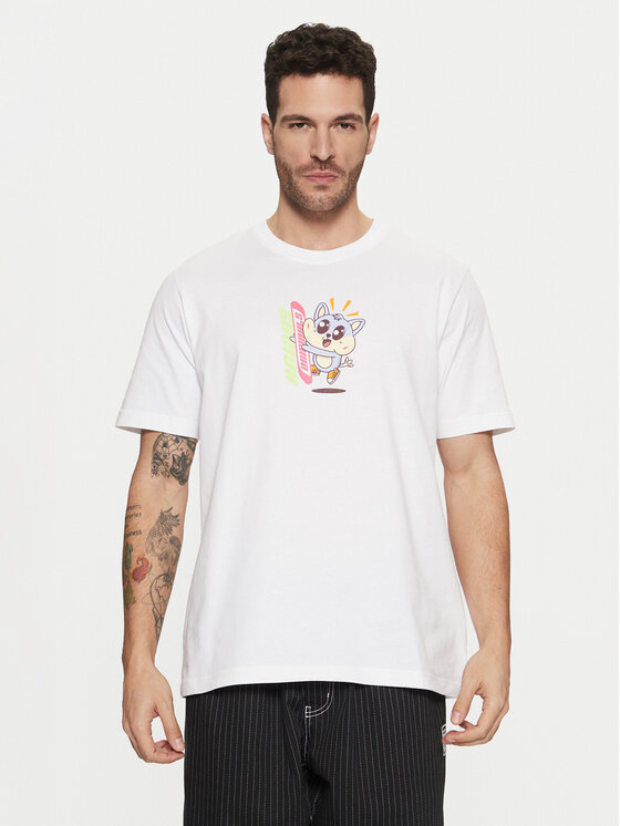 adidas adidas Футболка Kawaii JD0661 Білий Regular Fit