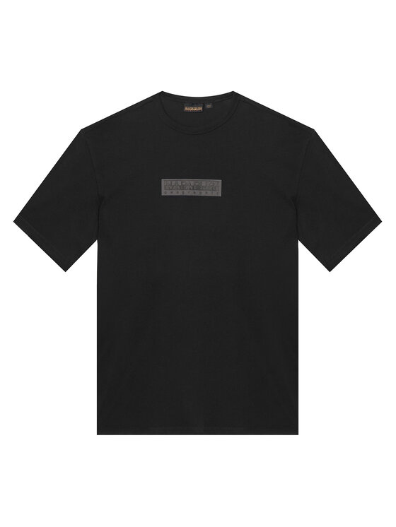 Napapijri Napapijri Camiseta S-New Box Logo NP0A4IFY Negro Loose Fit