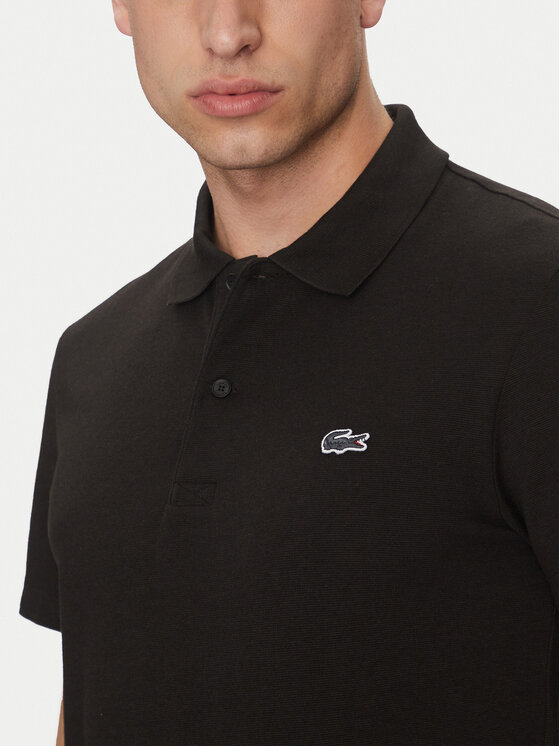 Lacoste Lacoste Поло DH5522 Чорний Regular Fit