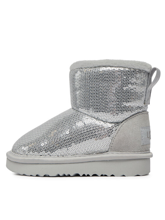 Ugg Stivali da neve Ugg T Classic Mini Mirror Ball 1143708T Argento