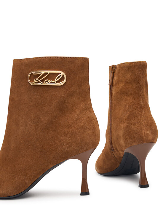 KARL LAGERFELD Īsie zābaki KARL LAGERFELD Sienna KL32747 Brūns
