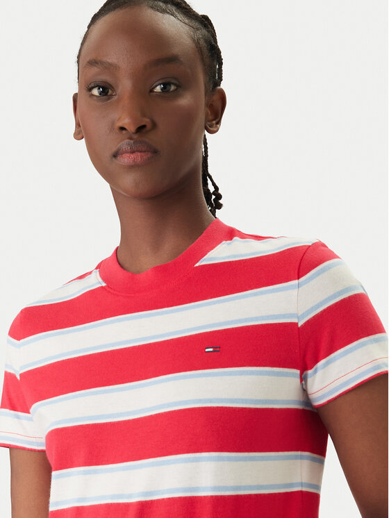 Tommy Jeans Tommy Jeans Camiseta DW0DW21834 Rojo Regular Fit