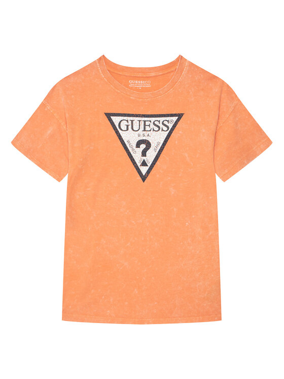 Guess Guess Футболка L6GI18 K8HM4 Оранжевий Relaxed Fit
