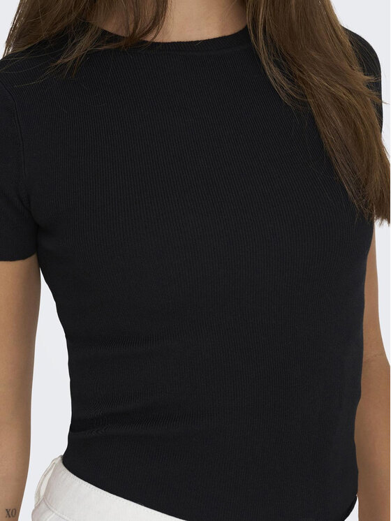 JDY JDY T-shirt Cirkeline 15307860 Crna Slim Fit