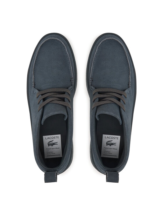 Lacoste Laisvalaikio batai Lacoste Chukka Suede 52SMA0111 Tamsiai pilka