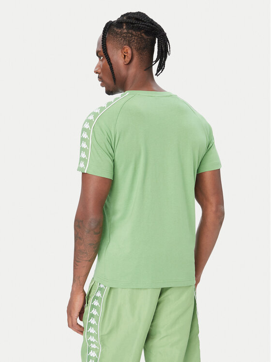 Kappa Kappa Camiseta Banda Coen 303UV10 Verde Slim Fit