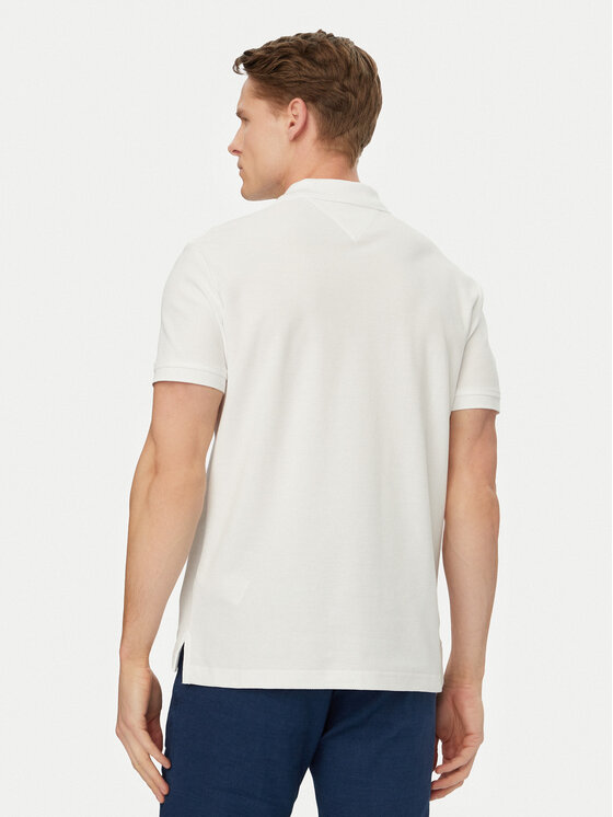 Tommy Hilfiger Tommy Hilfiger Polo MW0MW43046 Blanco Regular Fit