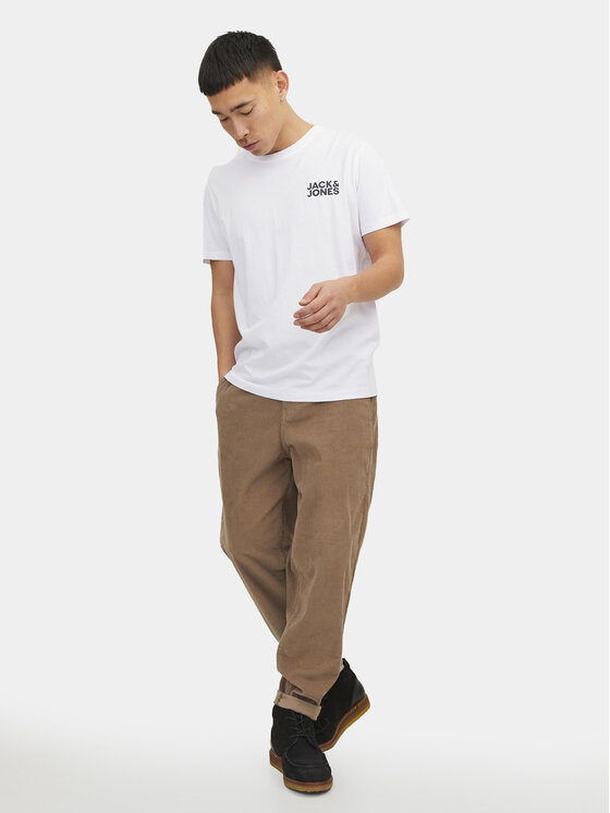Jack & Jones Jack & Jones Majica Corp 12151955 Bela Regular Fit