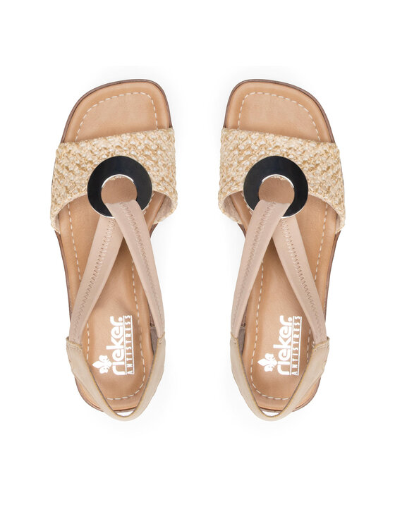 Rieker Sandali Rieker 62664-61 Beige