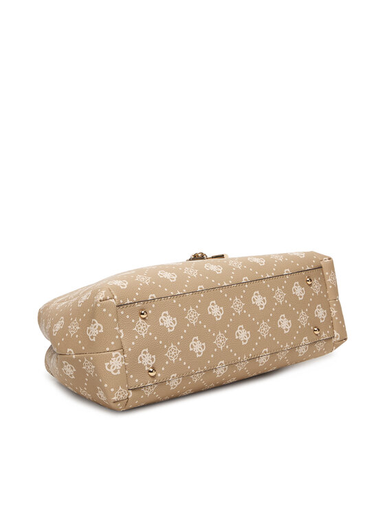 Guess Ročna torba Guess Carrie Logo HWGP98 98060 Bež