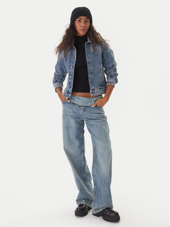 G-STAR G-Star Raw Džinsinė striukė Kitoh 3D D26776 E207 Mėlyna Regular Fit