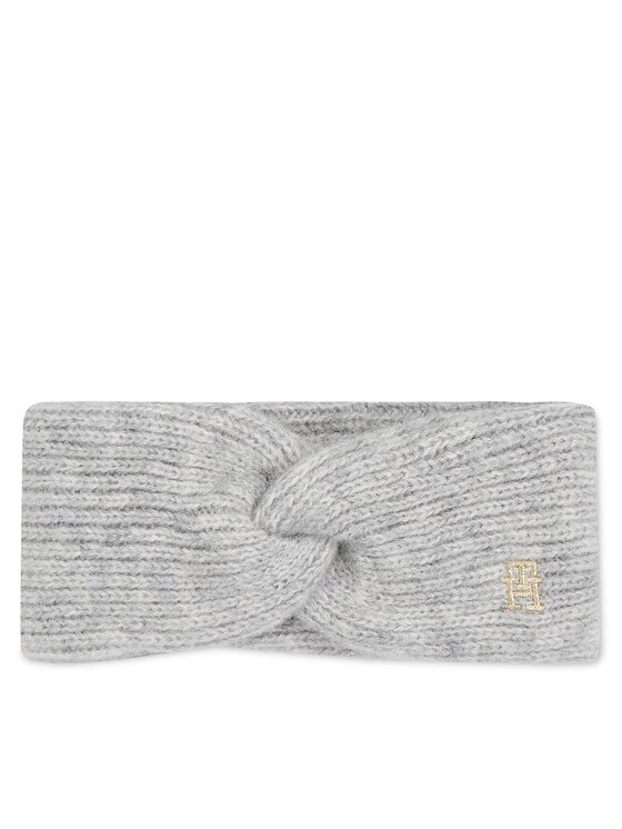 Tommy Hilfiger Conjunto de gorro y cinta para el pelo Tommy Hilfiger Th Timeless Beanie + Headband AW0AW15370P4A Gris
