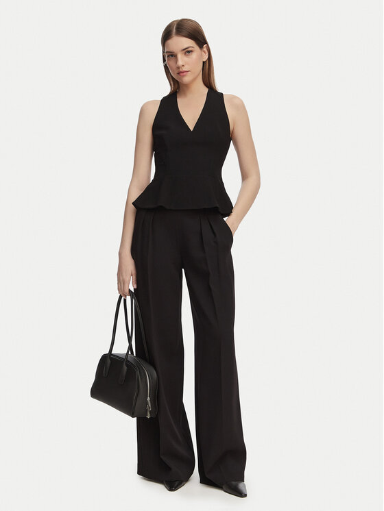 HUGO HUGO Блузка Carmint 50559304 Чорний Slim Fit
