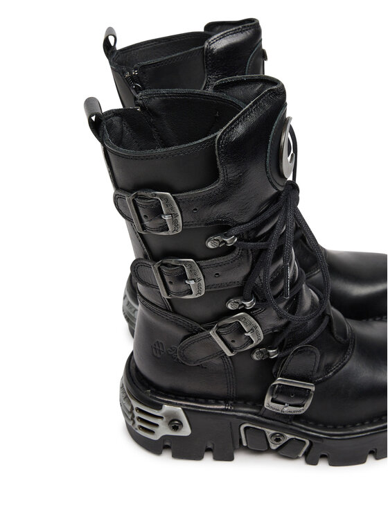 NEW ROCK Botas de combate NEW ROCK M-373LUNA-S1 Negro