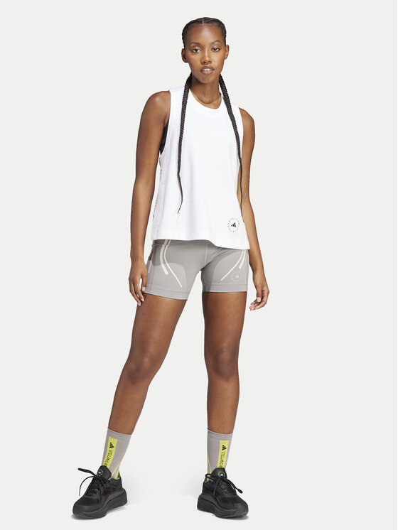 adidas by Stella McCartney adidas by Stella McCartney Топ IB6858 Білий Regular Fit