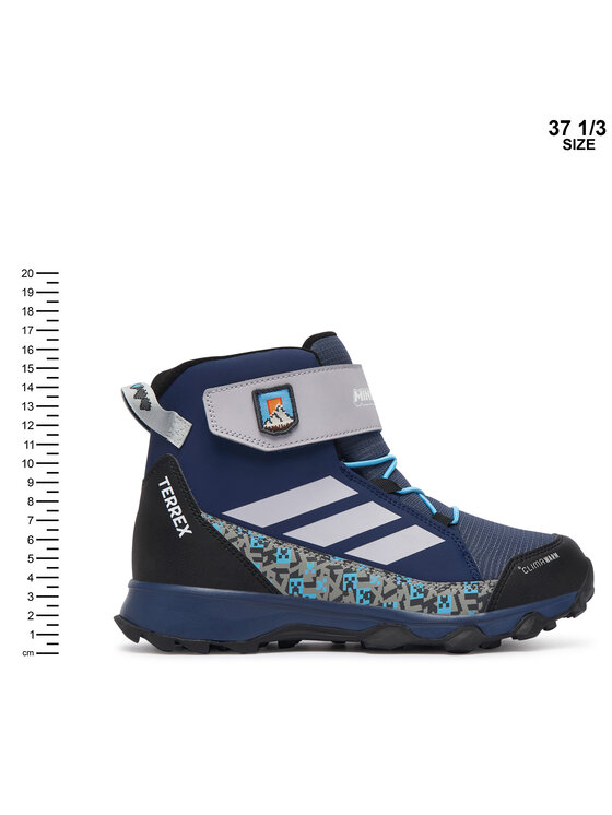 adidas Παπούτσια πεζοπορίας adidas Minecraft Terrex Snow Cf Climawarm Winter Shoes Kids KJ6489 Σκούρο μπλε