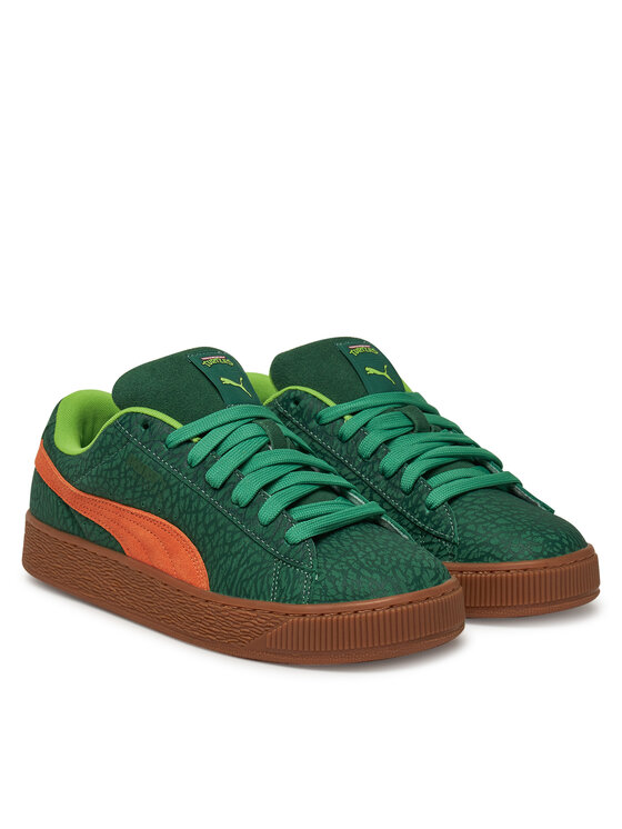 Puma Sneakersy Puma Suede XL TMNT 401304 01 Zielony