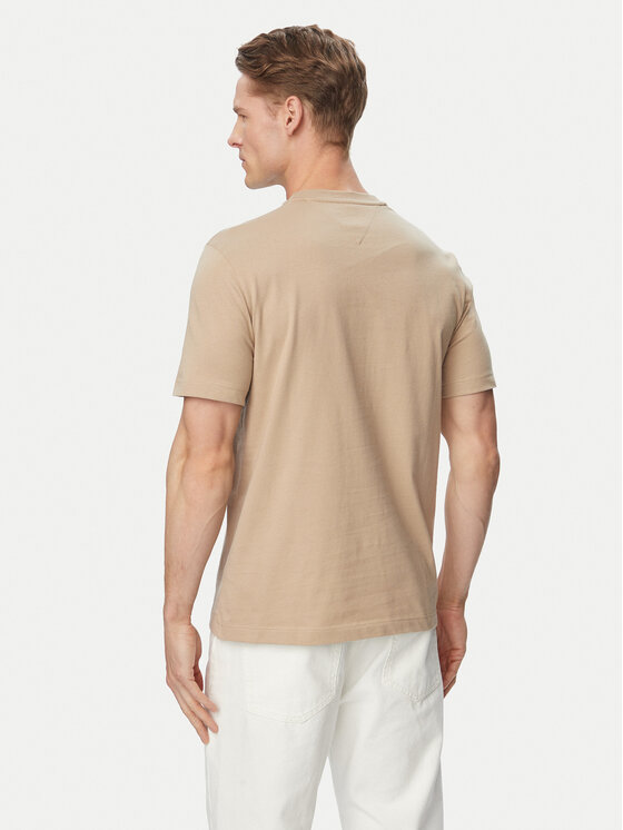 Tommy Hilfiger Tommy Hilfiger Camiseta Ess Seasonal MW0MW39995 Beis Regular Fit