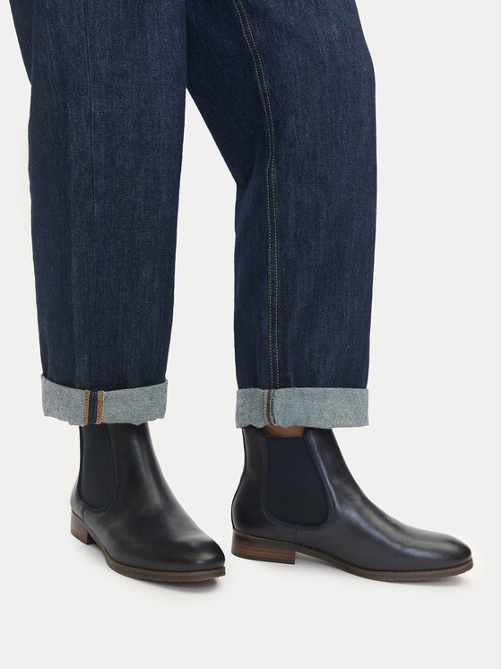 Pikolinos Členková obuv s elastickým prvkom Pikolinos W4D-8637ST Tmavomodrá