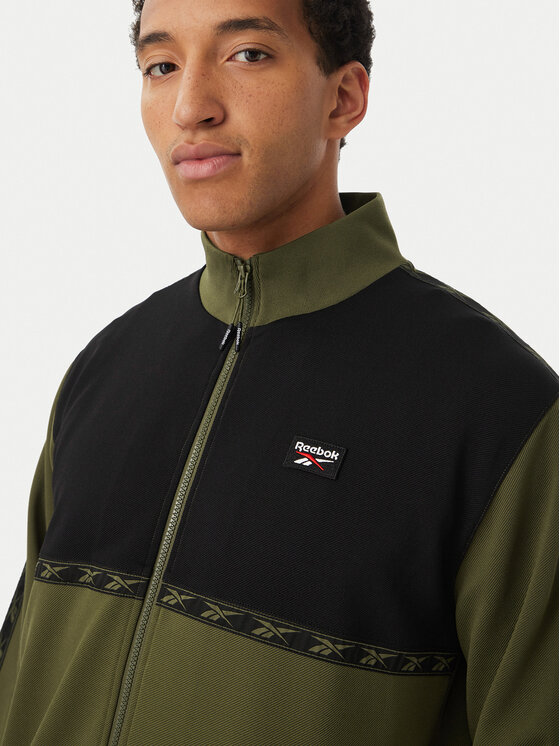 Reebok Reebok Sweatshirt Artek RK25726CCM Dunkelgrün Regular Fit
