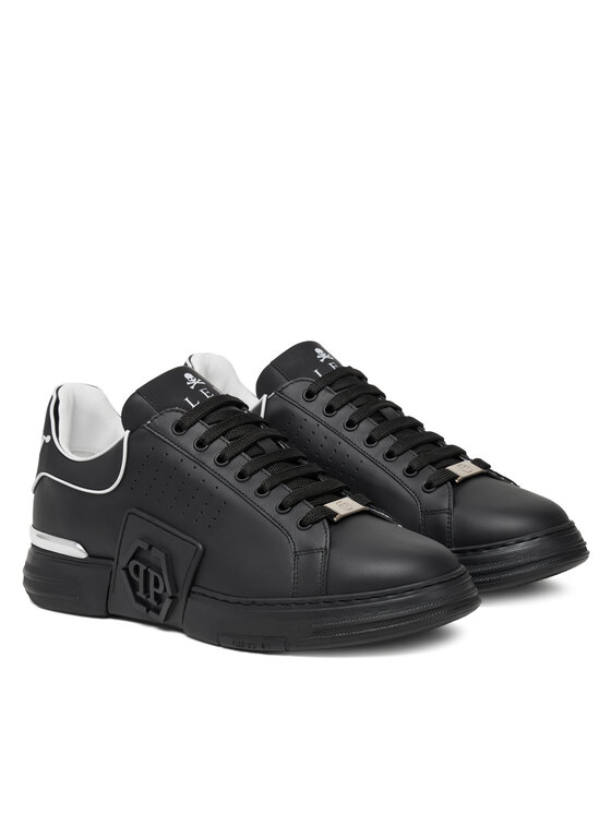 PHILIPP PLEIN Снікерcи PHILIPP PLEIN Top Hexagon PAES USC0775 PLE005N Чорний