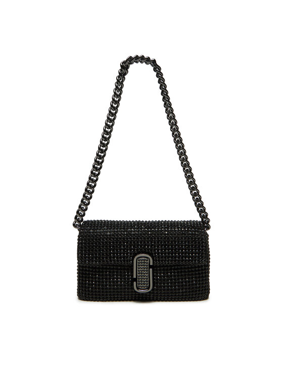 Marc Jacobs Сумка Marc Jacobs The Rhinestone J Marc Mini Shoulder Bag H912M06RE22 Чорний