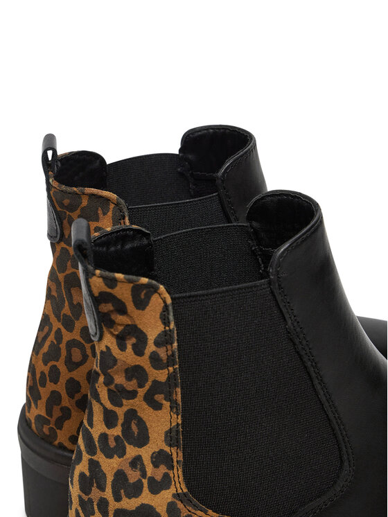 Tamaris Členková obuv s elastickým prvkom Tamaris 1-25446-43 Čierna