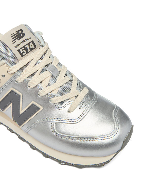 New Balance Sneakersy New Balance WL574MLG Strieborná