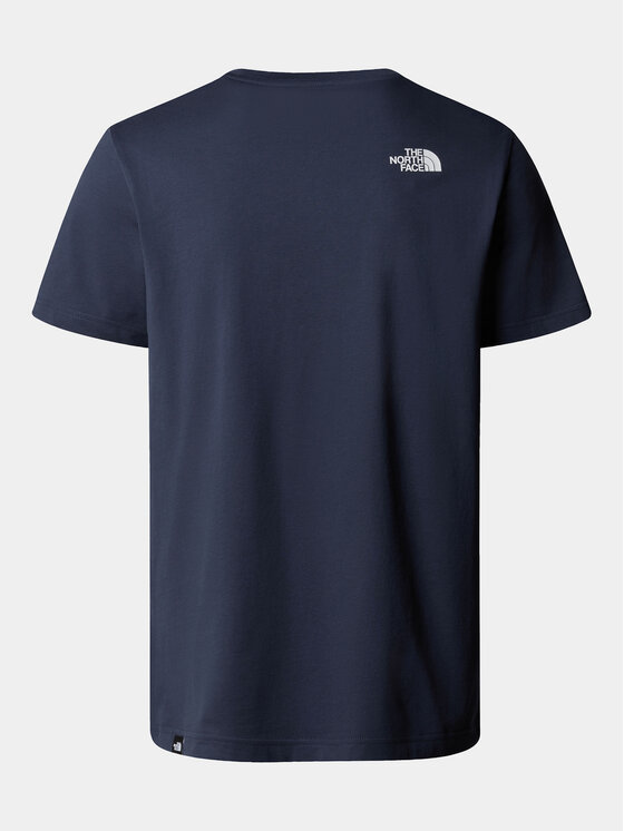 The North Face The North Face Majica Simple Dome NF0A87NG Mornarsko modra Regular Fit