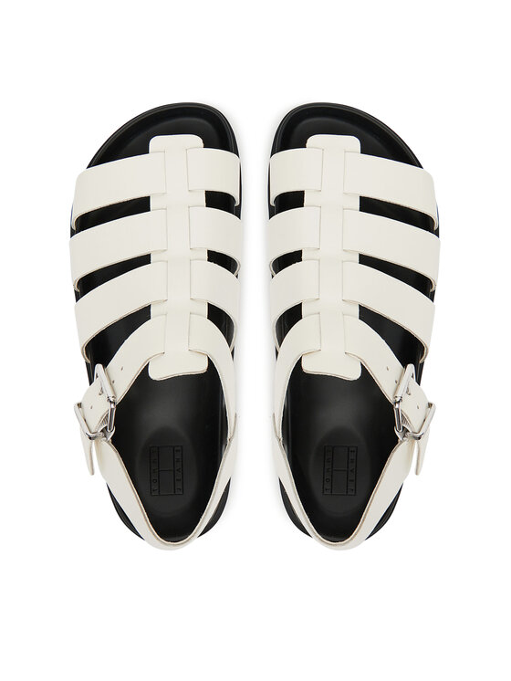 Tommy Jeans Sandale Tommy Jeans Tjw Fisherman Patent Sandal EN0EN02874 Bijela