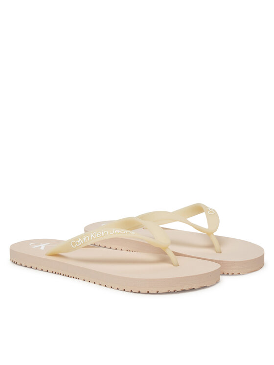 Calvin Klein Jeans Джапанки Calvin Klein Jeans Beach Sandal Transparent Tpu YW0YW01829 Розов