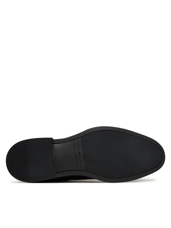 Tommy Hilfiger Kotníková obuv s elastickým prvkem Tommy Hilfiger Corporate FM0FM05580 Tmavomodrá