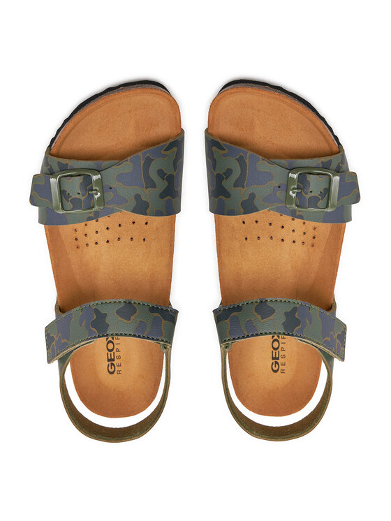 Geox Sandale Geox J Ghita Boy J028LB 00004 C0837 D Kaki