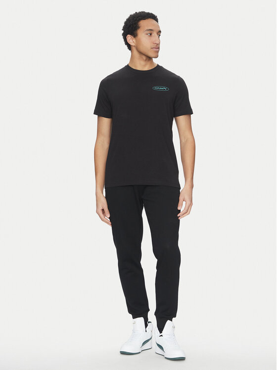 Puma Puma Футболка Graphics 3 Circles 684834 Чорний Regular Fit