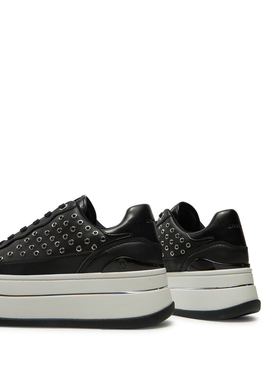 MICHAEL Michael Kors Снікерcи MICHAEL Michael Kors Hayes Lace Up 43R5HAFS1L Чорний