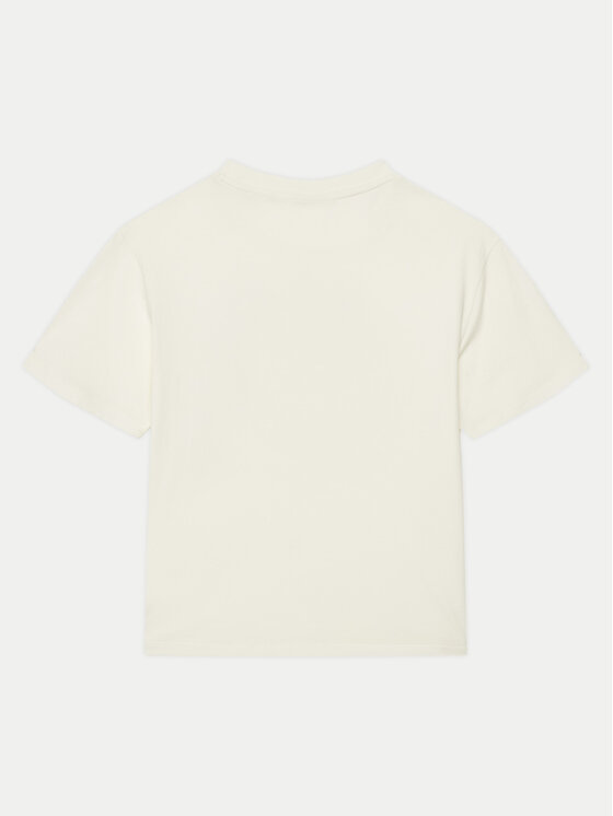 Napapijri Napapijri Camiseta S-Sella NP0A4IGX D Écru Regular Fit