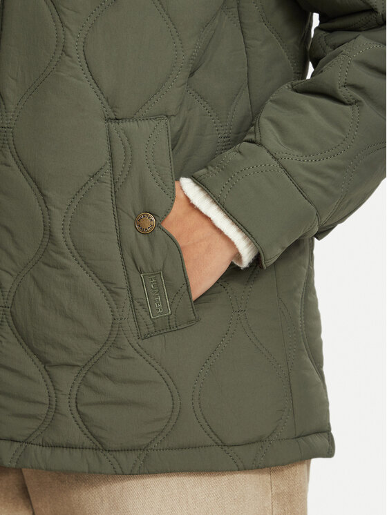 Hunter Hunter Átmeneti kabát HARW0027262 Khaki Regular Fit