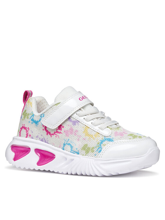 Geox Laisvalaikio batai Geox J Assister Girl J45E9B 0GFHH C0653 M Balta