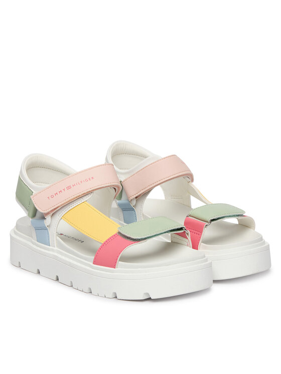 Tommy Hilfiger Sandales Tommy Hilfiger T3A2-34286-0326 Daudzkrāsains