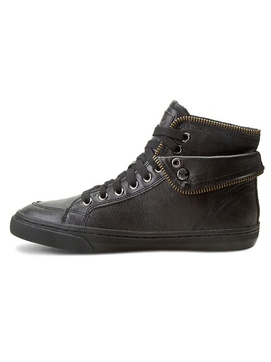Geox Polobotky Geox D New Club D D5458D 00081 C9999 Černá